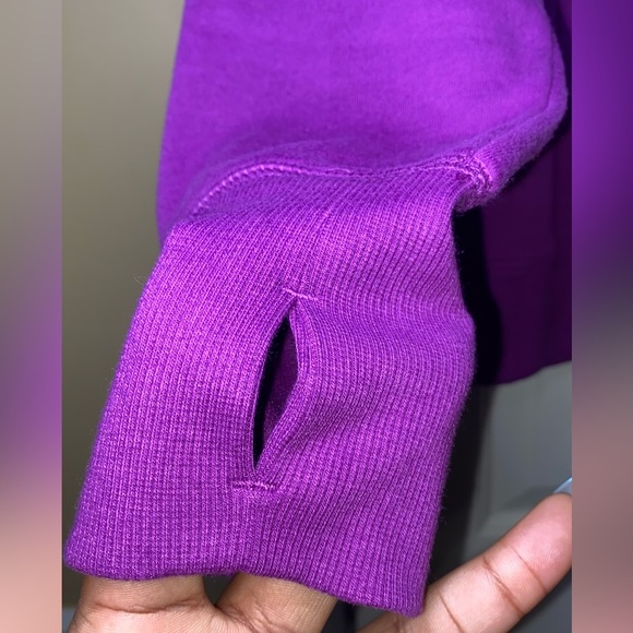 Women’s Active Tek Gear Cotton Vivid Grape Sweatshirt - Picture 4 of 6